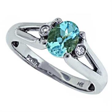 Prima Diamond, Lemon Quartz & Tsavorite Ring Prima Diamond, Lemon Quartz & Tsavorite Ring