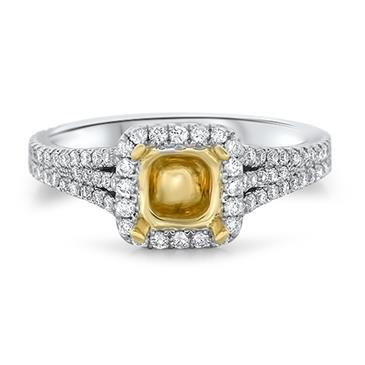 Prima Diamond P/C Halo Eng Ring