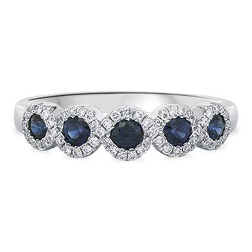 Prima Diamond & Sapphire Band Prima Diamond & Sapphire Band