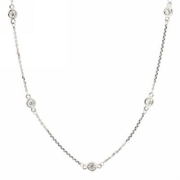 Prima Diamond Station Necklace Prima Diamond Station Necklace