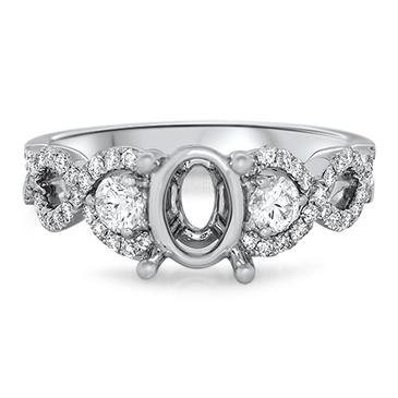 Prima Diamond Twist Shank Eng Ring Prima Diamond Twist Shank Eng Ring