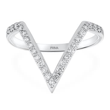 Prima Diamond V Shape Ring Prima Diamond V Shape Ring