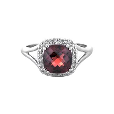 Prima Garnet & Diamond Ring Prima Garnet & Diamond Ring