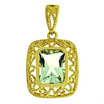 Prima Green Amethyst Pendant Prima Green Amethyst Pendant