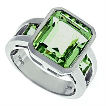 Prima Green Amethyst Ring Prima Green Amethyst Ring