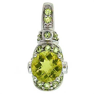 Prima Lemon Quartz & Peridot Pendant Prima Lemon Quartz & Peridot Pendant
