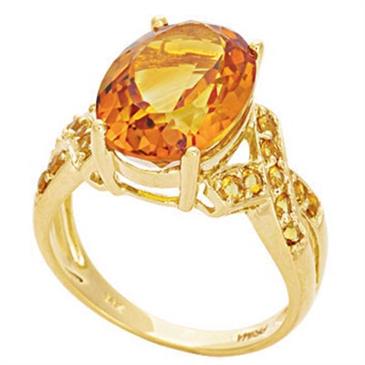 Prima Madera Citrine And Citrine Ring Prima Madera Citrine And Citrine Ring