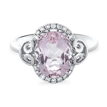 Prima Morganite & Diamond Ring Prima Morganite & Diamond Ring