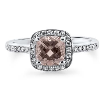 Prima Morganite & Diamond Ring Prima Morganite & Diamond Ring