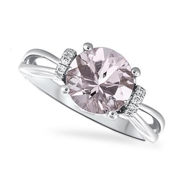 Prima Morganite & Diamond Ring Prima Morganite & Diamond Ring