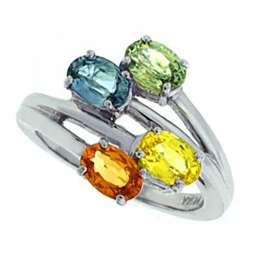 Prima Multi Sapphire Ring Prima Multi Sapphire Ring