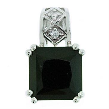 Prima Onyx & Diamond Pendant Prima Onyx & Diamond Pendant