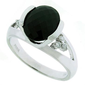 Prima Onyx & Diamond Ring Prima Onyx & Diamond Ring