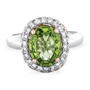 Prima Peridot & Diamond Ring Prima Peridot & Diamond Ring