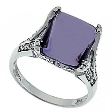 Prima Pink Amethyst And Diamond Ring Prima Pink Amethyst And Diamond Ring