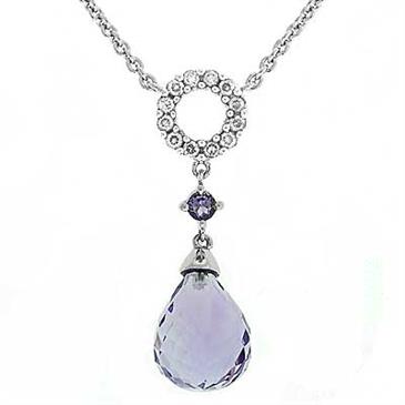 Prima Pink Amethyst & Necklace Prima Pink Amethyst & Necklace