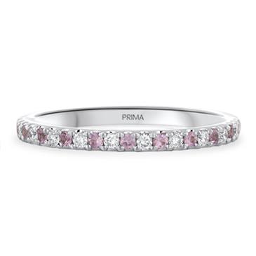 Prima Pink Sapphire & Diamond Ring Prima Pink Sapphire & Diamond Ring