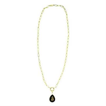 Prima Smokey Quartz & Diamond Necklace Prima Smokey Quartz & Diamond Necklace