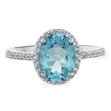 Prima Swiss Blue & Diamond Ring Prima Swiss Blue & Diamond Ring