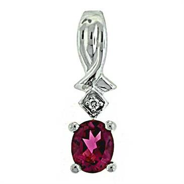 Prima Tourmaline & Diamond Pendant Prima Tourmaline & Diamond Pendant