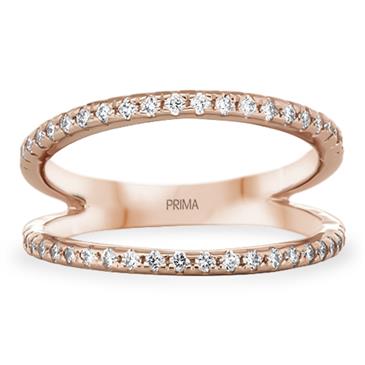 Prima Two Row Diamond Fashion Ring Prima Two Row Diamond Fashion Ring
