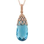 Prima 14k Rose Gold Gemstone Pendant