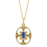 Prima 14k Yellow Gemstone Pendant