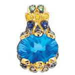 Prima 14k Yellow Gemstone Pendant