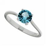 Prima Blue Topaz Ring