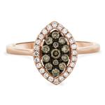 Prima Brown & White Diamond Ring