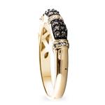 Brown & White Diamond Ring