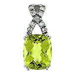 Prima Lemon Quartz & Diamond Pendant