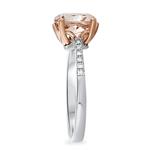 Morganite & Diamond Ring