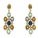 Prima Multi Color & Diamond Earrings