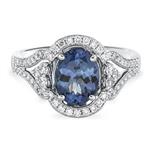 Prima Tanzanite & Diamond Ring